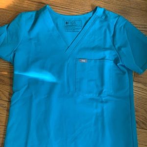 Teal FIGS scrub set